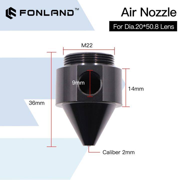 fonland-air-nozzle-for-dia-20-fl50-8-lens-or-laser-head-use-for-co2-laser-cutting-and-engraving-machine