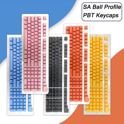 SA Profile PBT Keycaps Mold Mechanical Keyboard 104 108 Keys Set Ball Shape Doubleshot Gaming Keycap Mx Switch CHERRY GK61 SK61