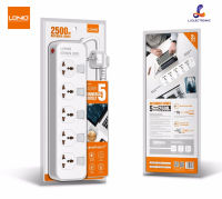 LDNIO SC4408 ปลั๊กพ่วง 4 ช่อง 4 USB 3.4A Max universal outlet Power Strip รองรับไฟ 2500W-10A