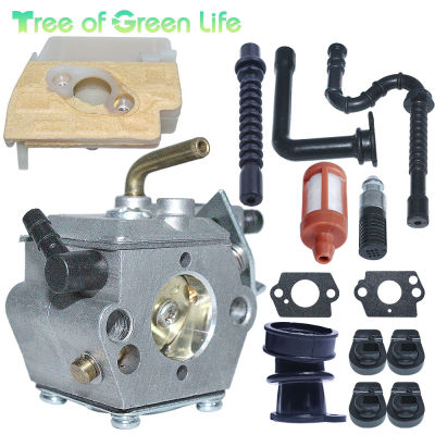 คาร์บูเรเตอร์ที่มีตัวกรองอากาศ Tune Up Kit สำหรับ stihl 024 026 MS240 MS260 walbro WT-194เลื่อยกรัมตัด