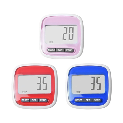 เดินขั้นตอนที่เคาน์เตอร์3D Pedometer กันน้ำอเนกประสงค์แคลอรี่นับจอแสดงผล LCD อุปกรณ์ออกกำลังกายสำหรับการเดิน