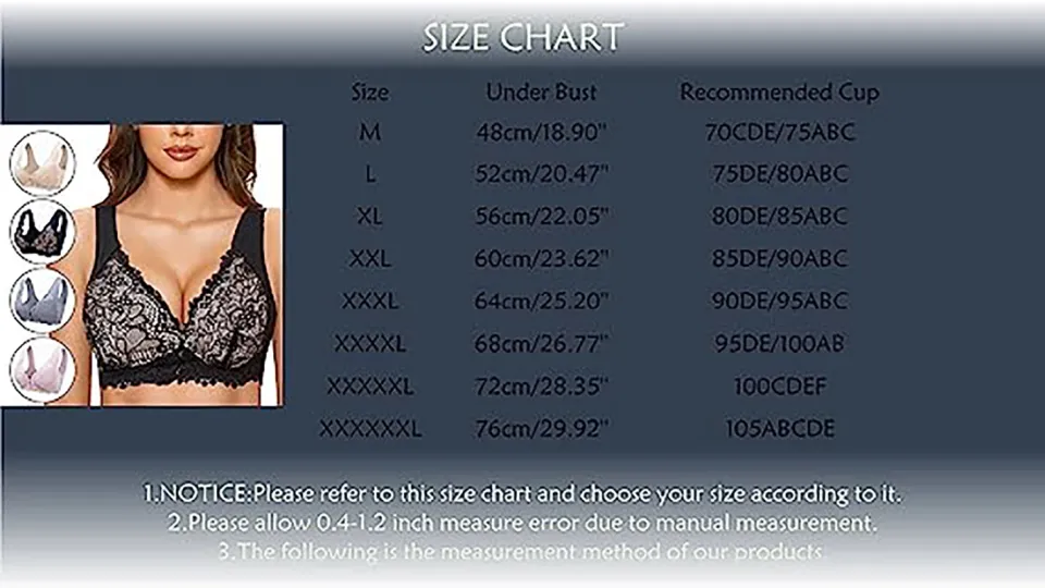 Large Size Front Closure Sports Bras For Women Push Up Bra Front