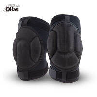 1Pair Knee Pads For Sports Adjustable Black Thicken Sponge Support Kneepad Sport Anti-Slip Collision Avoidance Fitness Knee Pads