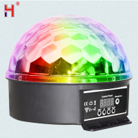 Disco Ball Strobe Light Car Interior AtmosphereColorful Dj Lights Sound Active Function Remote Control For Camping Wedding Party