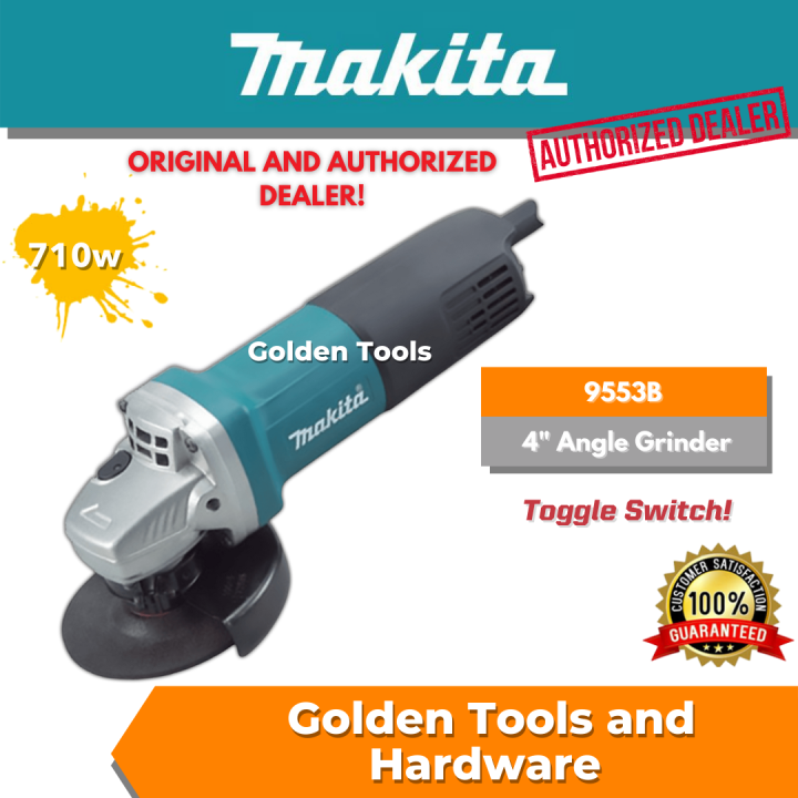 Makita 9553b Angle Grinder 710w [golden Mpt] Lazada Ph