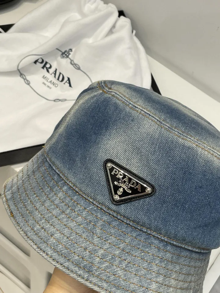 Prada Women's Denim Bucket Hat