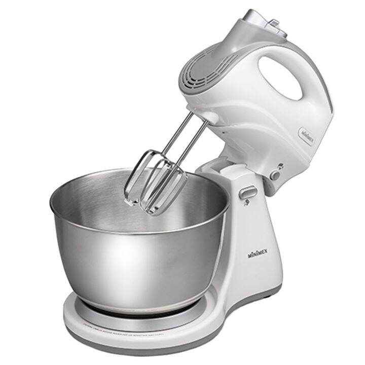 มีประกัน-minimex-มินิเมกซ์-hand-mixer-เครื่องผสมอาหารมือถือพร้อมโถ-รุ่น-mhm2-st