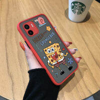 เคสกล้องคลุมทั้งหมดกันกระแทกสำหรับ Xiaomi Redmi A2การ์ตูนแอนิเมชั่น A1น่ารักสพันชบ็อบสแควร์แพนท์ Spong Bob มีน้ำค้างแข็งโปร่งใสเคสใส่โทรศัพท์แข็ง