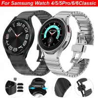 No Gap Band For Samsung Galaxy Watch 4/6 Classic 47mm 43mm 46 42mm Stainless Steel Metal Starp Galaxy Watch 4 5 6 40mm 44mm 5Pro Straps