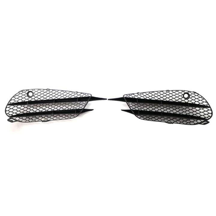 for-mercedes-benz-w205-c-class-c180-c200-c260-2015-2018-set-l-r-front-bumper-fog-lamp-grill-grille-insert-face-bar-cover