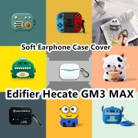 READY STOCK! For Edifier Hecate GM3 MAX Case Glasses Dog for Edifier Hecate GM3 MAX Casing Soft Earphone Case Cover