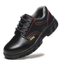 ??Hot รองเท้าเซฟตี้ หัวเหล็กSafety Shoes สีดำ/ ไซส์39-45