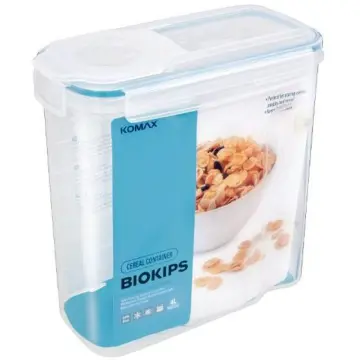 Komax Biokips Narrow Bread Box Container with Tray 118.3 oz