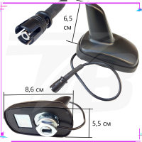 Biurlink รถสไตล์ฉลามหลังคา AM/FM เสาอากาศวิทยุนำทางสไตล์สปอร์ตทางอากาศสำหรับที่นั่งโฟล์คสวาเก้น Skoda สำหรับ Audi Geoffre