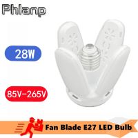 Led E27 LED Bulb Light Fan AC 85V-265V Bombilla 28W Foldable Led Lights Bulb Lampada for Home Ceiling Light Panel Room Decorate