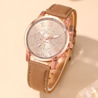 Reloj Mujer นาฬิกาผู้หญิงแฟชั่นผู้หญิงนาฬิกาข้อมือควอตซ์ธุรกิจลำลองหนังสำหรับเสื้อผ้ากุลสตรี Relogio Feminino HP ร้านค้า