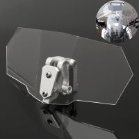 Unversal Airflow Adjustable Windscreen Wind Deflector Motorcycle Windshield FOR cbr250r vmax 1200 bmw g310gs benelli 502c x adv