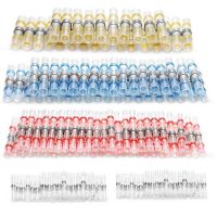 【CW】 50/10PCS Solder Sleeve Splice Terminals Shrink Electrical Wire Butt Connectors Assortment 10-26AWG