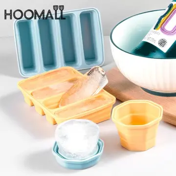 1pc 24 Grid Silicone Ice Cube Mold With Lid, Modern Purple Ice Cube Maker  Tray For Kitchen