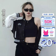 GIẢM 50K ĐƠN 499K CARA Áo khoác nữ Bomber dài tay chất vải nỉ dày dặn năng