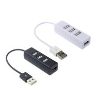 4-Port Usb 2.0 Hub One Drag Four Splitter Hub Plug And Play Mini Small Socket Hub /Usb 4-Port Splitter-Gamekj