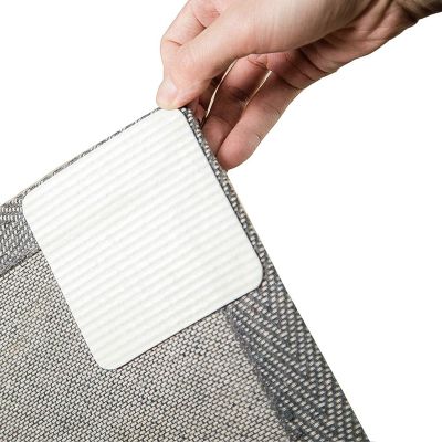 Carpet Pad Holder, Anti-Slip Washable Carpet Holder, "Vacuum TECH"-A New Material for Anti-Curl Carpet Pad