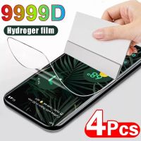 4Pcs 9999D Hydrogel Film For Google Pixel 7Pro 6Pro 5G curved screen protector For Google Pixel 7 6 6A Not Glass Film  Screen Protectors