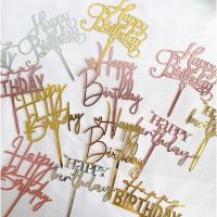 Acrylic Happy Birthday Cake Topper Party Cake Decoration