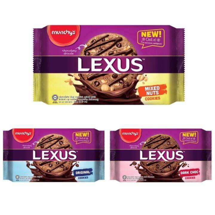 Munchy’s Lexus Cookies Dark Chocolate Mixed Nuts Original