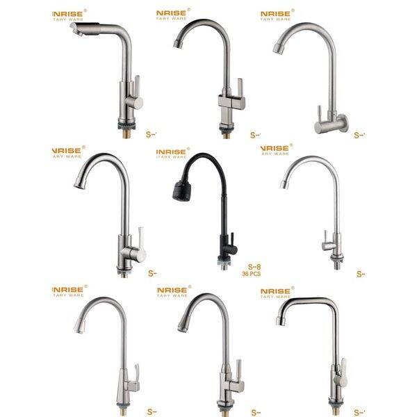 Sunrise Universal Faucet Sink wall mounted long faucet/Gooseneck faucet ...