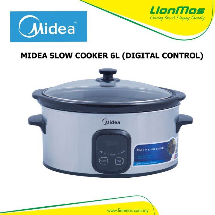 MIDEA SLOW COOKER 6L MIDMSCKTC60SS Lazada