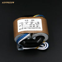 115V 230V 30VA Dual 24V R Type Transformer พร้อมสายป้องกันเอาต์พุต30W (24V 24V)