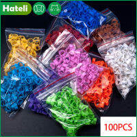 【HATELI】100PCS (1-100) แหวนสำหรับใส่เท้านกหมายเลขแหวน Pigeon เท้าแหวนชามอาหารนกเปิดแหวนระบุ Mark แหวน