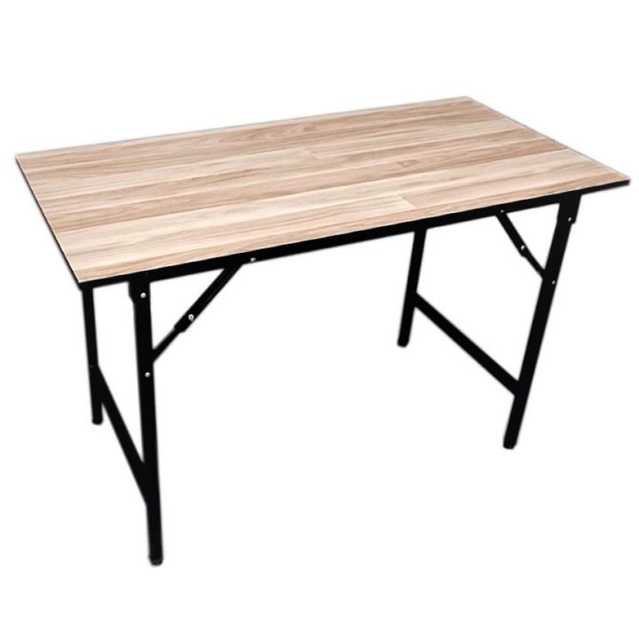 ปังปุริเย่-โต๊ะทำงาน-โต๊ะวางของ-โต๊ะพับอเนกประสงค์-60-120-cm-ลายไม้-รุ่นhm101-พร้อมส่ง-โต๊ะ-ทำงาน-โต๊ะทำงานเหล็ก-โต๊ะทำงาน-ขาว-โต๊ะทำงาน-สีดำ