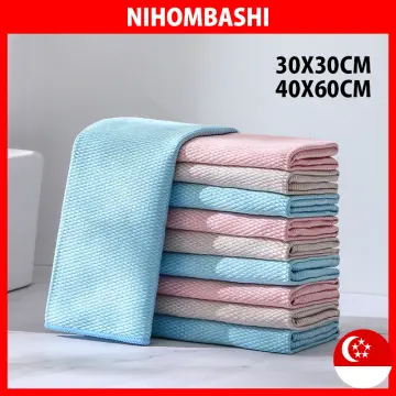 1/3/5Pcs Anti-grease Wiping Rags Kitchen Efficient Super Absorbent  Microfiber Cleaning Cloth Home Washing Dish Kitchen Cleaning Towel