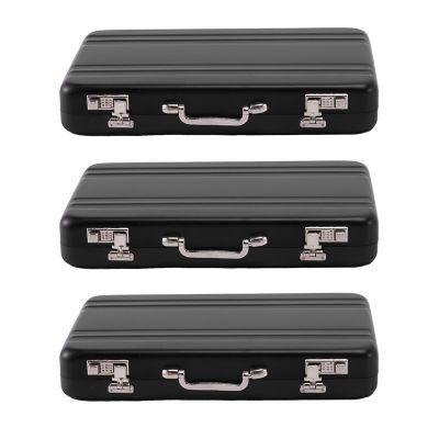 3X Business Card Case Mini Carry Case Card Case Card Password Case Only Used for Card Business Cards, Etc. Black