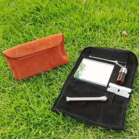 Smoking Snuff Leather Tobacco Pouch Sniffer Kit Bullet Set Kit 100%  Snorter Snuff Tool Straw Hooter Hoover Pipe Fittings Accessories