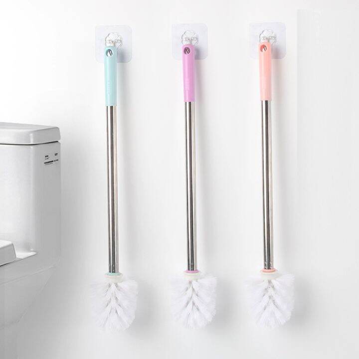 HOTTO Toilet Brush Hanging Hole Toilet Brush Bathroom Cleaning ...