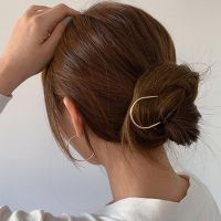 【YF】☋◙  U Hair Bobby Pins for Bride Styling Accessories Gold Hairpins Metal Barrettes