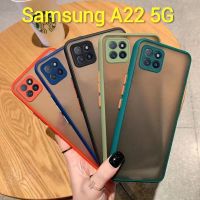 A22(พร้อมส่งในไทย)เคสขอบนิ่มหลังแข็งขุ่นคลุมกล้องSamsung Galaxy M52 5G/Galaxy A22 5G
