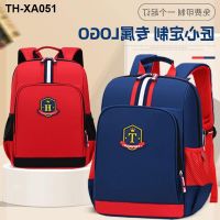 ❏☇﹍ kindergarten a primary school pupils bag English grade 1-3-6 shoulders ultra light during the printed logo