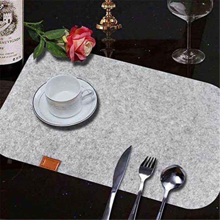 3-12-18pcs-kitchen-washable-felt-dinning-placemats-for-table-mat-heat-insulated-glass-coasters-cutlery-storage-bags-home-decor