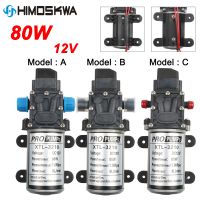 HOT GULXKWHG 633 Pump12V ไดอะแฟรมไฟฟ้า80W,DC แบบ Self-Priming พร้อมไมโครปั๊มล้างรถแรงดันสูงสวิตช์แรงดัน