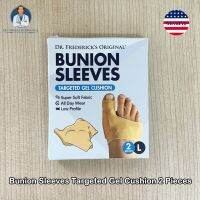 Dr. Fredericks Original® Bunion Sleeves Targeted Gel Cushion 2 Pieces ถุงเท้าซิลิโคนถนอมเท้า ถุงเท้า