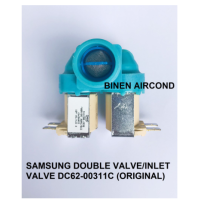 เครื่องซักผ้า Samsung วาล์วคู่/วาล์วทางเข้า/หัวคู่วาล์วน้ำ DC62-00311C วาล์วทางเข้า (ต้นฉบับ)