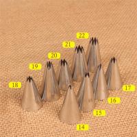 ✿ 9Pcs/Set Open Star Cream Piping Nozzles Cake Decorating Metal Pastry Bag Tips Tool Icing Tips Tube Mold Tools