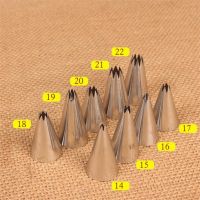 ▫ஐ✥ 9Pcs/Set Open Star Cream Piping Nozzles Cake Decorating Metal Pastry Bag Tips Tool Icing Tips Tube Mold Tools