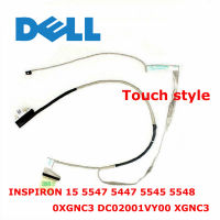 สาย ZAVC0สัมผัส HD สำหรับ DELL INSPIRON 15 5547 5447 5545 5548สายแล็บท็อบหน้าจอแอลซีดี0XGNC3 XGNC3 DC02001VY00