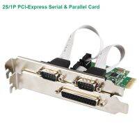 【Best-Selling】 Noon Traders PCI-Express Multi I/o Controler Card/ 2 Serial Port + 1 1284 Parallel Port Bracket/ WCH382 Chipset