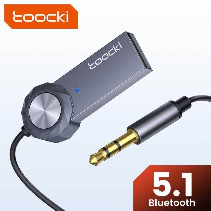 toocki-bluetooth-5-1-aux-adapter-dongle-usb-to-3-5mm-jack-wireless-car-bluetooth-recriver-hands-free-kit-for-car-bt-transmitter